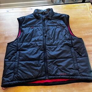 Eddie Bauer EBTek Vest Mens XXL Black Primaloft Insulated Gorpcore Hiking